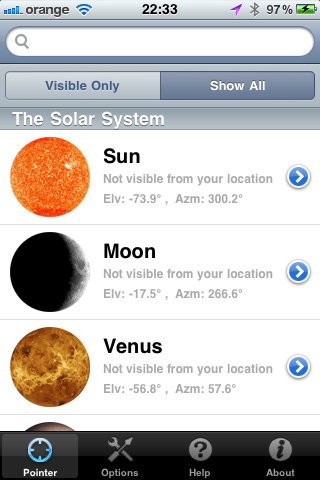 Star & Planet Finder free app screenshot 1