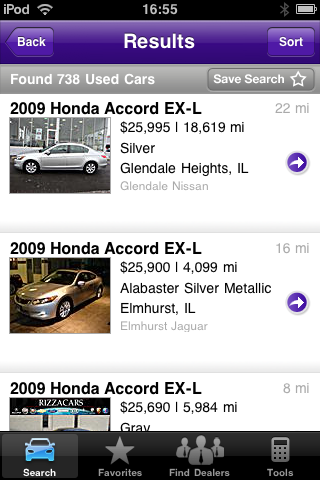 Cars.com free app screenshot 2
