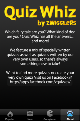 Quiz Whiz for Facebook (Free) free app screenshot 4