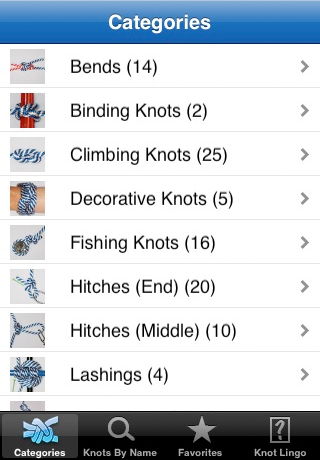 Knot Guide (Free Knots) free app screenshot 1