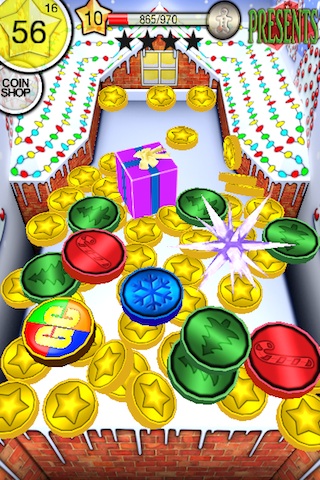 Coin Dozer - Christmas free app screenshot 1