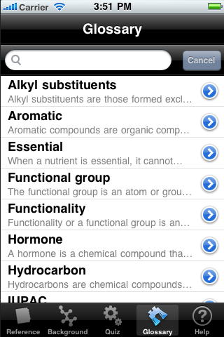 Organic Chemistry Nomenclature Quizillator free app screenshot 4