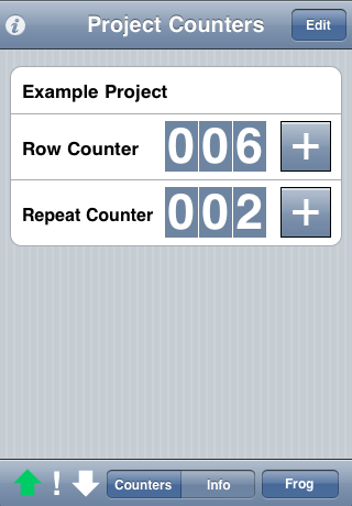 Knit Counter Lite free app screenshot 1