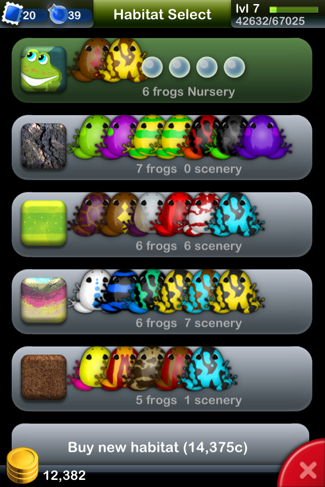 Pocket Frogs free app screenshot 3