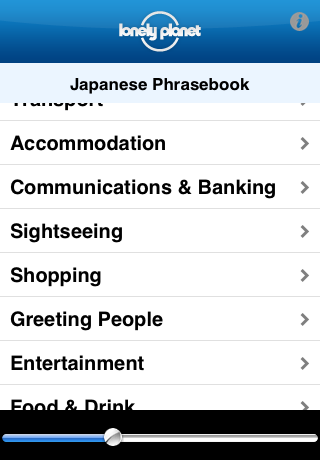 Lonely Planet Japanese Phrasebook