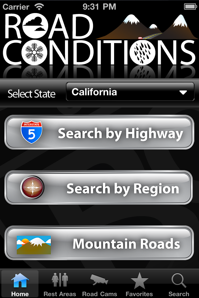 Road Conditions free app screenshot 1