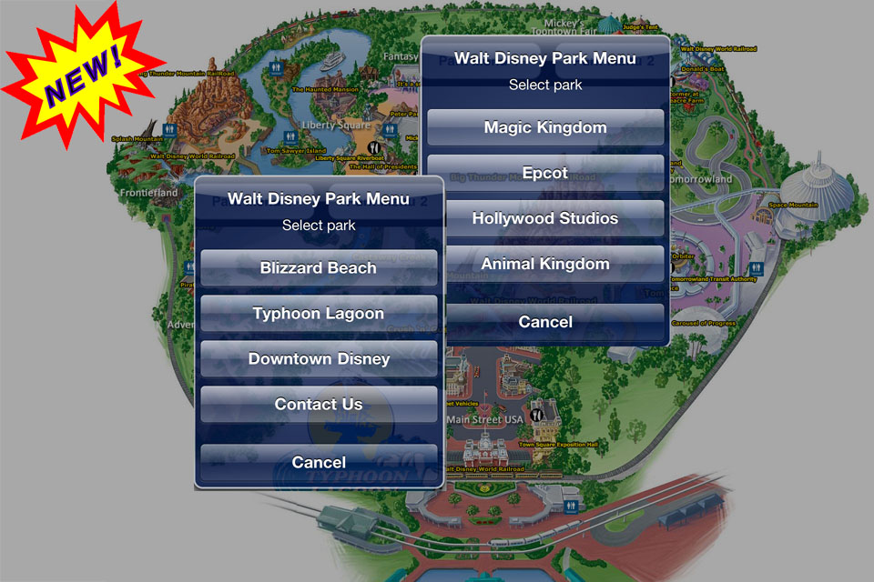 Disney World Park Maps by MyAppleSin free app screenshot 3