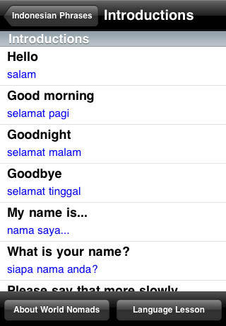 World Nomads Indonesian Language Guide free app screenshot 3