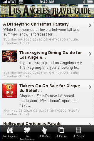 Los Angeles City Guide free app screenshot 2