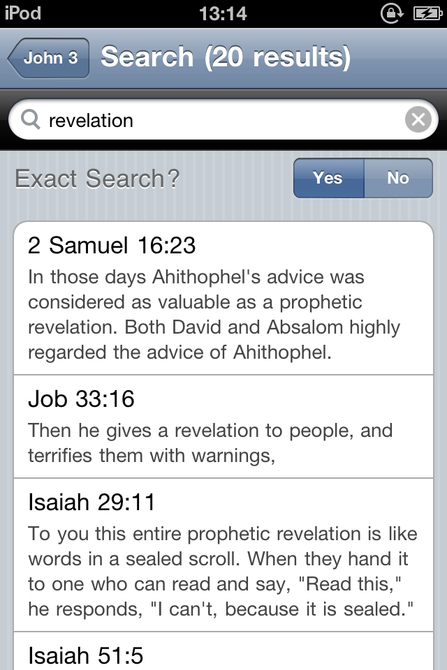 Holy Bible free app screenshot 4