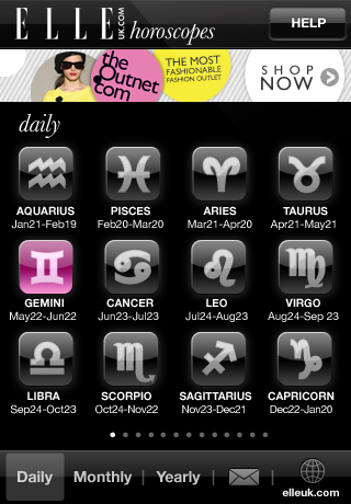 ELLEuk.com astrology free app screenshot 1