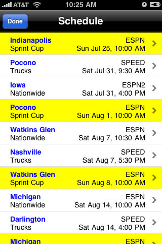 NASCAR Countdown free app screenshot 3