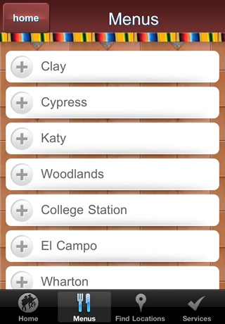 Los Cucos Mexican Cafe iPhone Screenshots. Image
