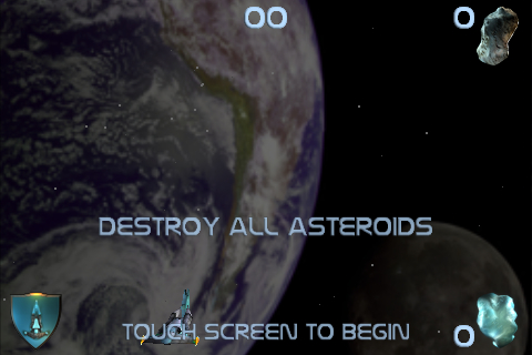 3D Asteroid Wars Lite free app screenshot 3