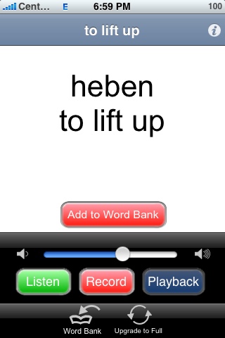 Learn German Vocabulary - Free WordPower free app screenshot 1