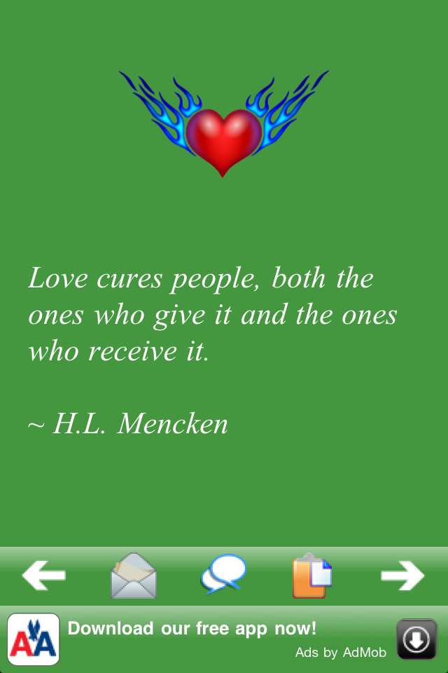 Best Romantic Quotes 1000 free app screenshot 1