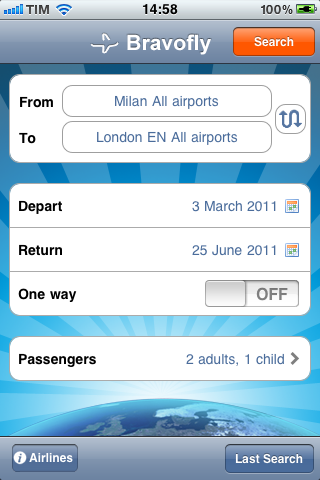 Low Cost Flights free app screenshot 2