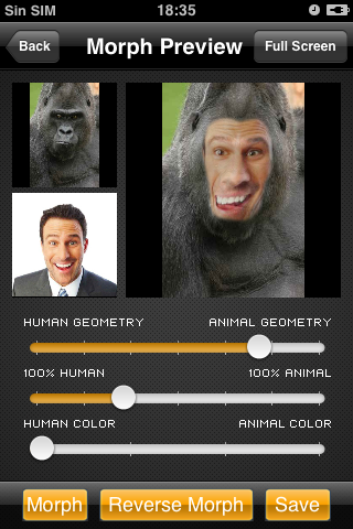 Morphing-Animal Free Version free app screenshot 3