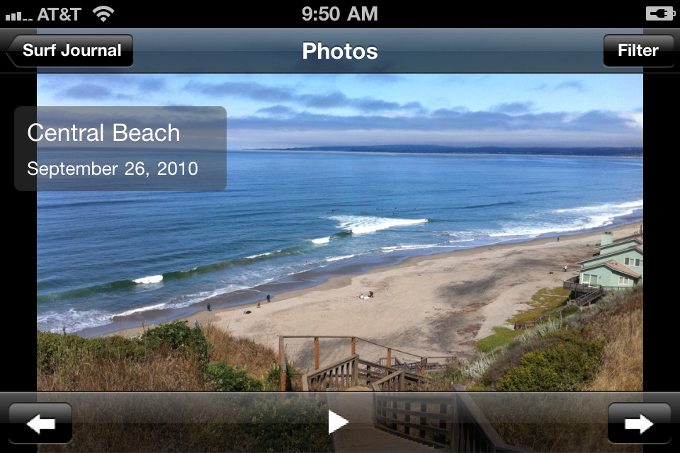 Surf Journal free app screenshot 3