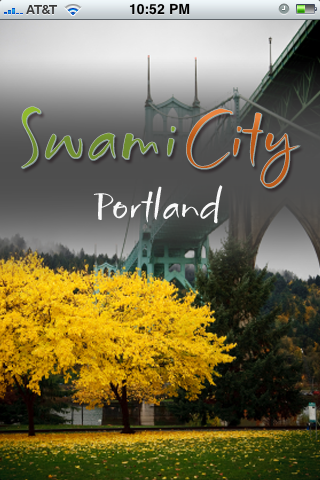 SwamiCity Portland free app screenshot 1