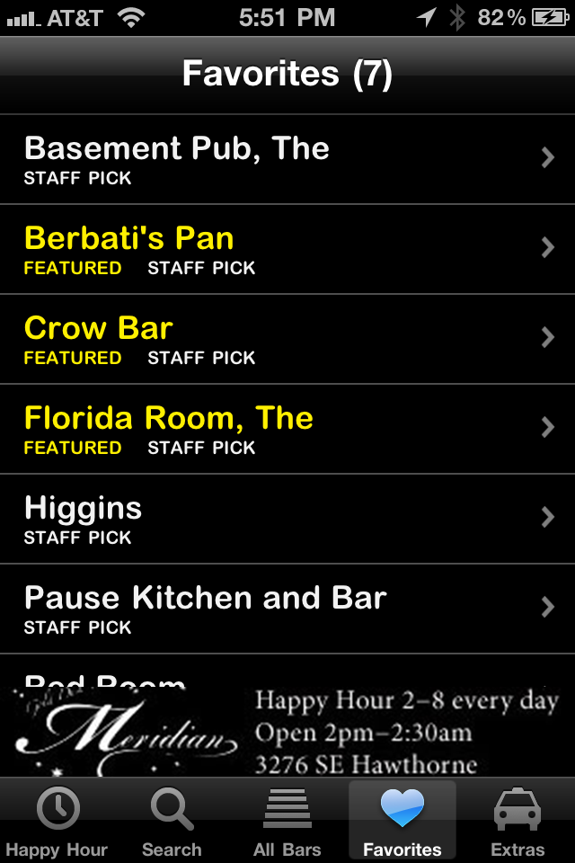 Portland Cocktail Compass free app screenshot 4