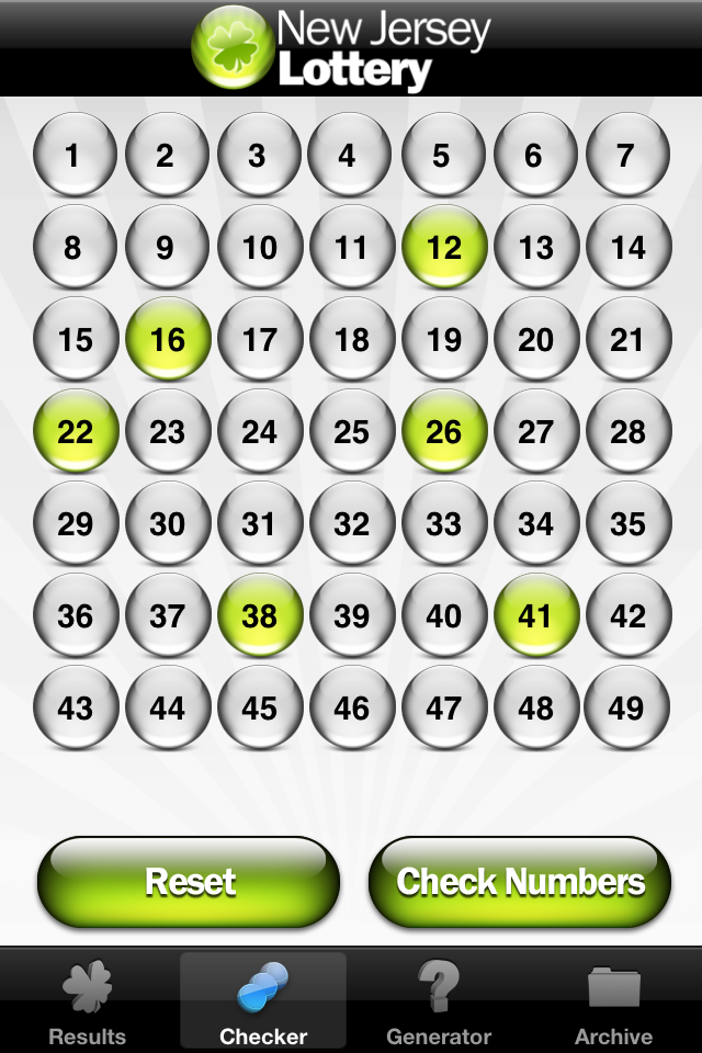 NJ Lottery free app screenshot 3