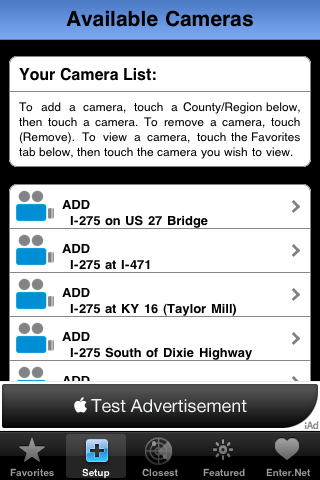 Tennessee Traffic Info free app screenshot 2