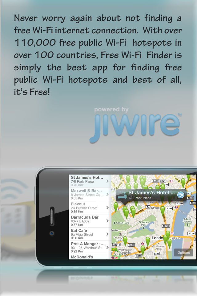 Free Wi-Fi Finder free app screenshot 3