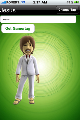 Xbox 360 Avatar Gamer Tag free app screenshot 4