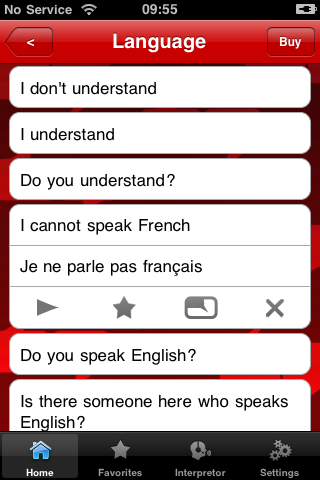 iLingua French English Phrasebook free app screenshot 3