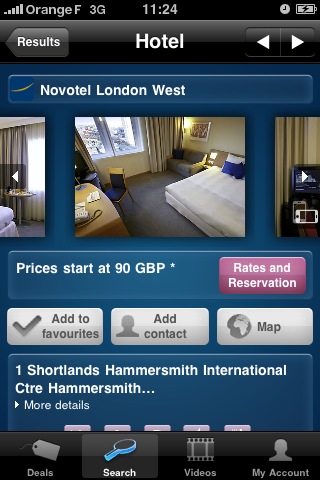 Accorhotels.com free app screenshot 4