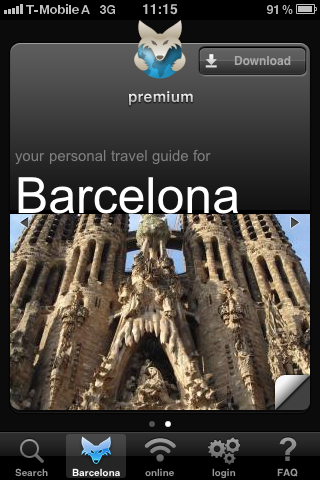tripwolf - your travel guide with offline maps free app screenshot 1