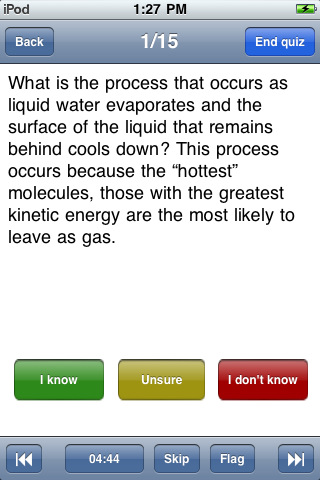 Biology I Lite free app screenshot 2