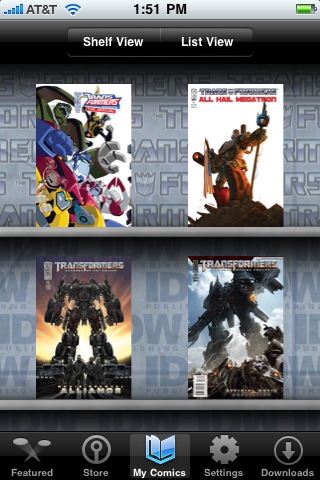 Transformers Comics free app screenshot 1