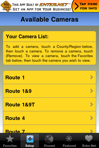 NJ Traffic Info free app screenshot 4