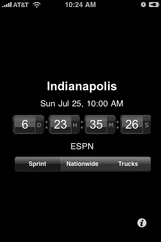 NASCAR Countdown free app screenshot 4