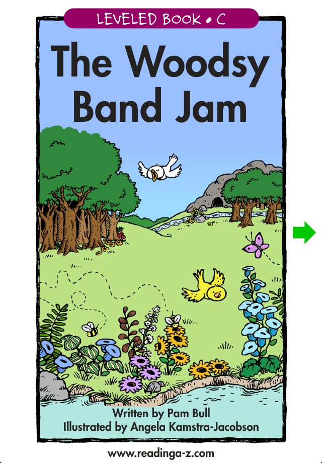 The Woodsy Band Jam - LAZ Reader [Level C-kindergarten] free app screenshot 1
