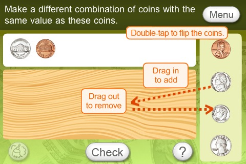 Counting Coins free app screenshot 2