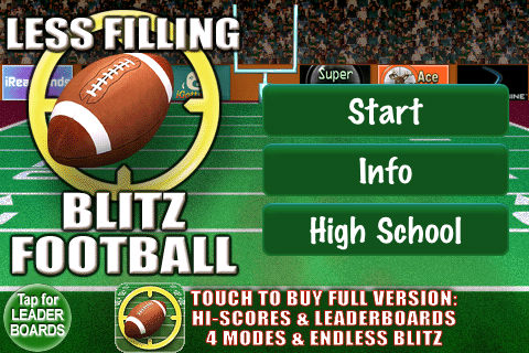 Blitz Football Pro FREE free app screenshot 1