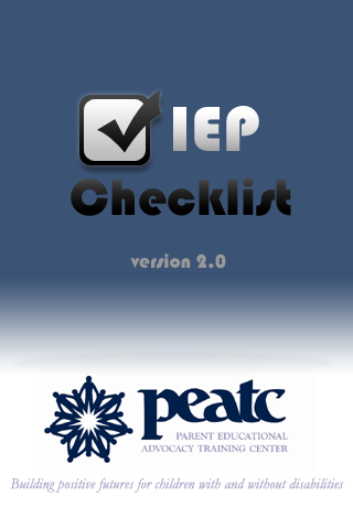 IEP Checklist free app screenshot 1