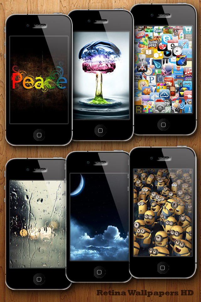 Retina Wallpapers HD  with Glow Effects - 640x960 Wallpaper and Background free app screenshot 2