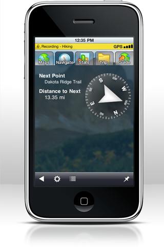 BACKPACKER GPS Trails Lite free app screenshot 3