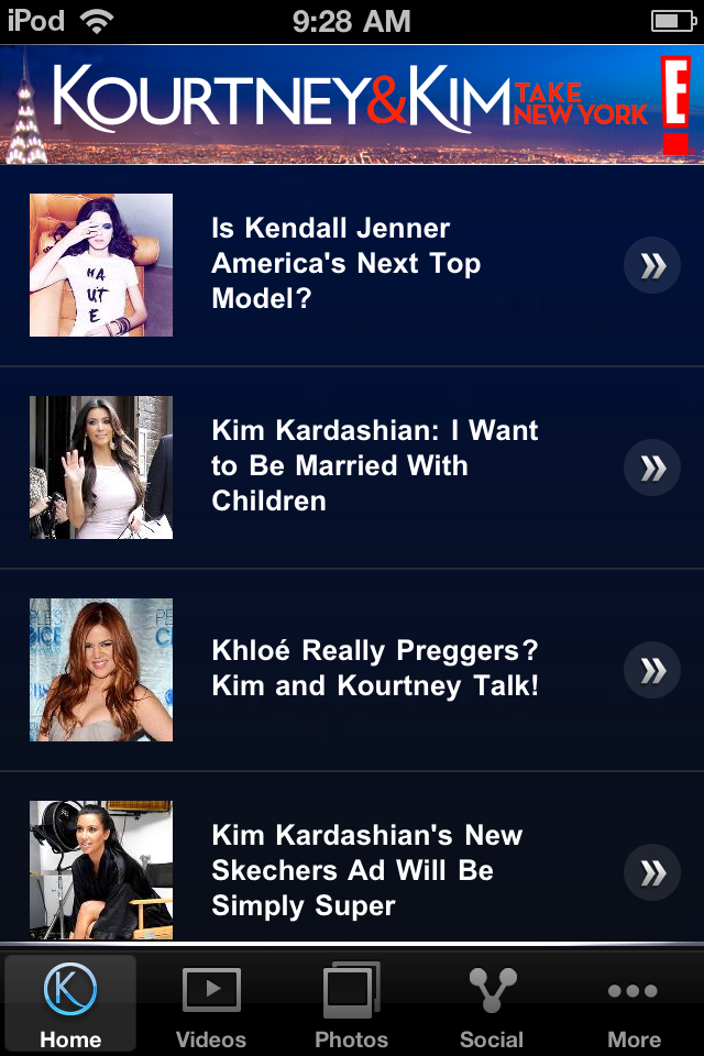 Keeping Up with the Kardashians free app screenshot 2