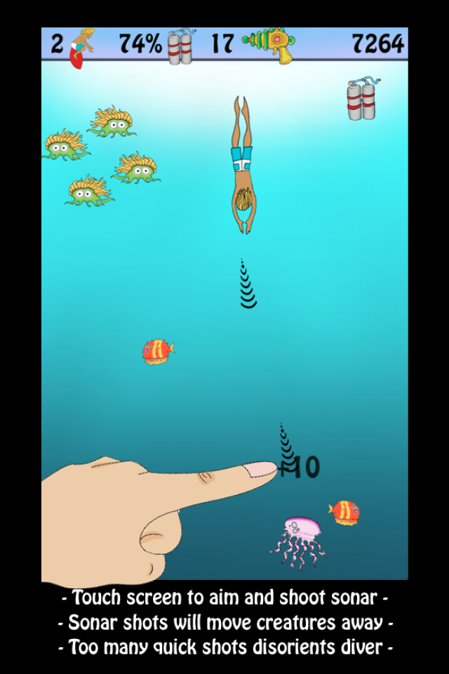 Doodle Jump, Surf And Dive Free free app screenshot 2