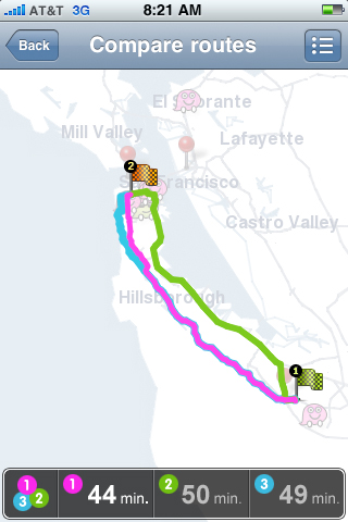 Waze - Social GPS navigation, traffic & road reports free app screenshot 2