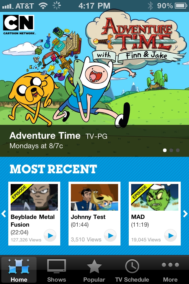 Cartoon Network Video free app screenshot 1