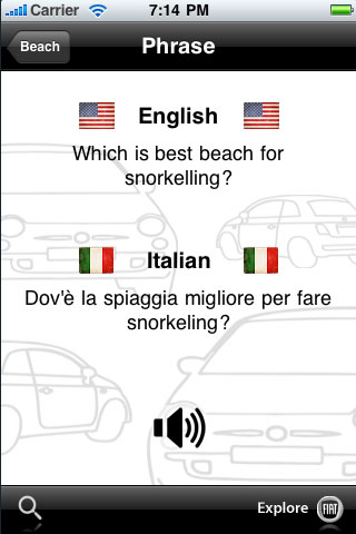 Talking Italian Phrasebook free app screenshot 4