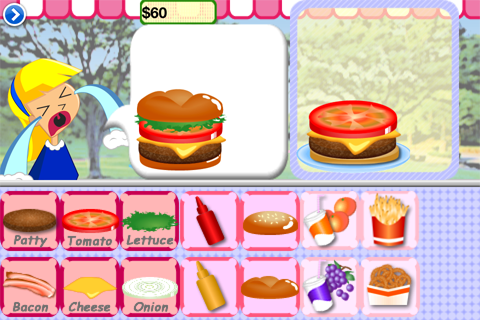 Yummy Burger Lite Game Apps-Fun,Cool,Simple,Hot Dash Action Kids App Free Games free app screenshot 2