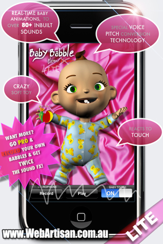 Baby Babble LITE free app screenshot 3