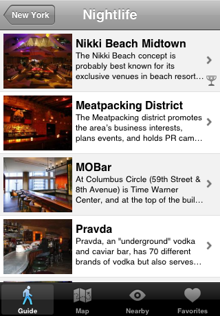 New York City Guide free app screenshot 2